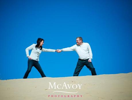 A Formby beach engagement shoot-love amongst the sand dunes