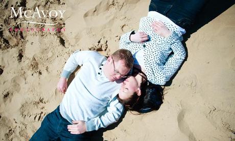 A Formby beach engagement shoot-love amongst the sand dunes