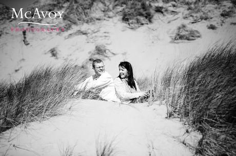 A Formby beach engagement shoot-love amongst the sand dunes