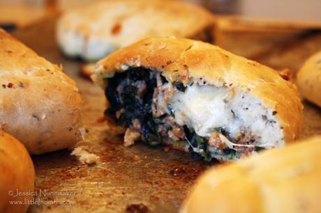 Best Calzone Recipe: Sausage and Spinach Calzones