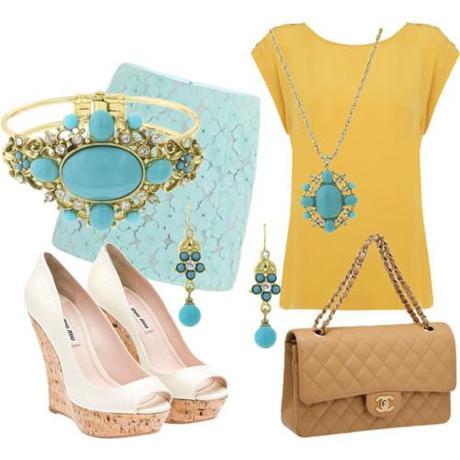 x2028 Sheva Turquoise and Crystal Summer Cool