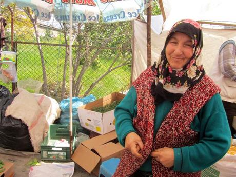Turkish market vendor