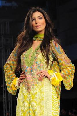 Sadia Designer at PFDC Sunsilk Fashion Week 2012 Lahore