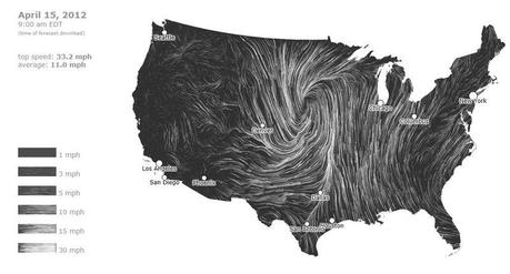 Wind map