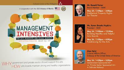 CCP hosts Management Intensives for Arts Managers and Board Members, May 25-26