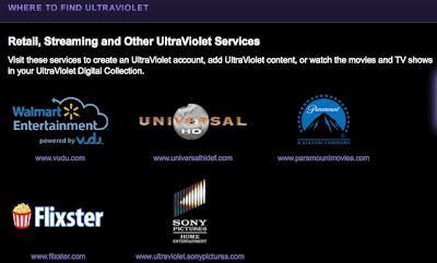 UltraViolet, Flixster, Where to find, Warner Bros. 