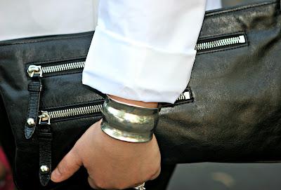 Friday - White Blazer with Stripes