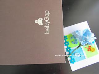 Gift and Gift Wrapping idea for a New Baby Boy