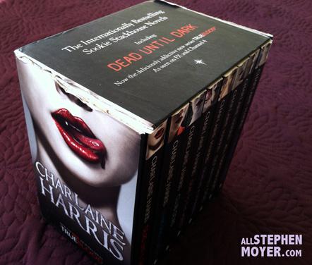 Charity Auction: Unique Box set of 8 Sookie Stackhouse Books UK Edition signed by Charlaine Harris, Anna Paquin and Stephen Moyer