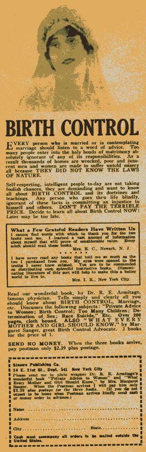 1926 US advertisement. 
