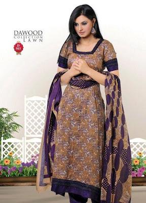 Latest Dawood Collection Lawn 2012 Volume-06