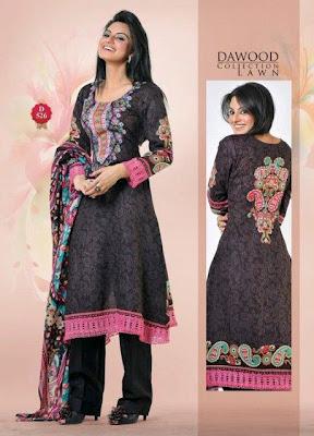 Latest Dawood Collection Lawn 2012 Volume-06