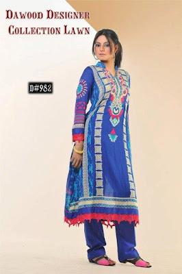 Dawood Designer Lawn Collection 2012 For Summer