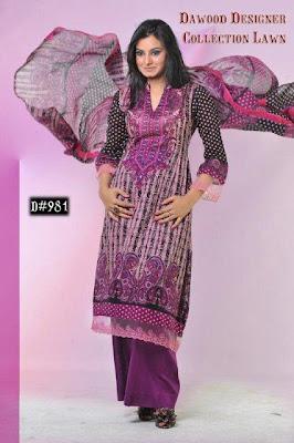 Dawood Designer Lawn Collection 2012 For Summer