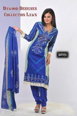 Dawood Designer Lawn Collection 2012 For Summer