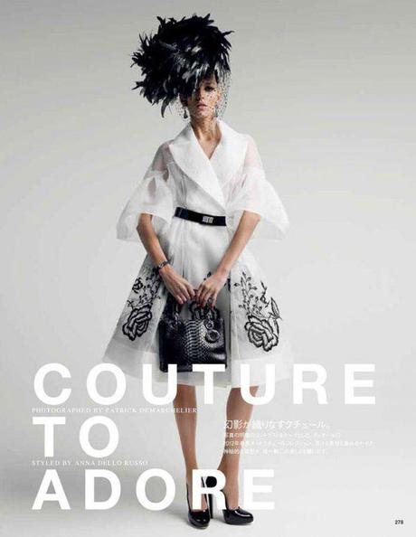 dior couture for vogue japan