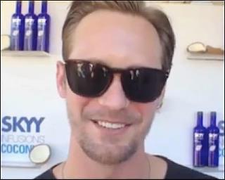 Video of Alexander Skarsgard at the Coachella Skyy Infusions Coconut Pool Party