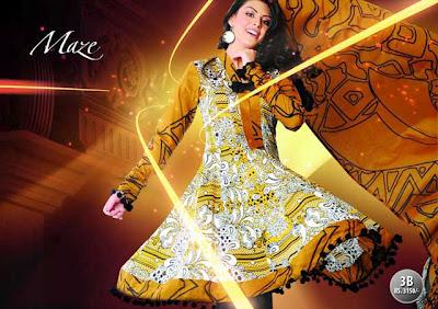 Aramish Exclusive Lawn Collection 2012 with Price Tag by B