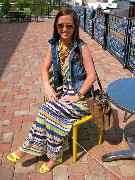 Striped Maxi