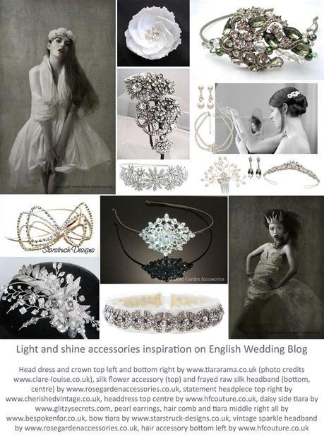 Bridal jewelry from the UK silver sparkle