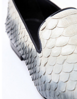 Snake Around In These: Alexander McQueen Snakeskin Loafers