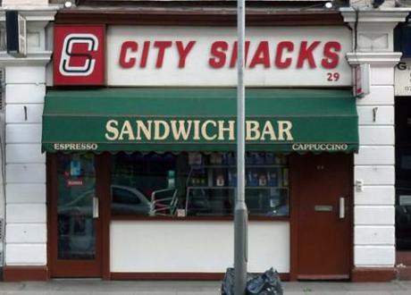 City Snacks, a proper old-fashioned sandwich bar.