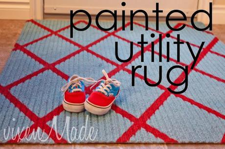 Painted Utility Rug