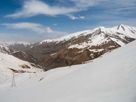 Alborz Mountains at Dizin ski resort