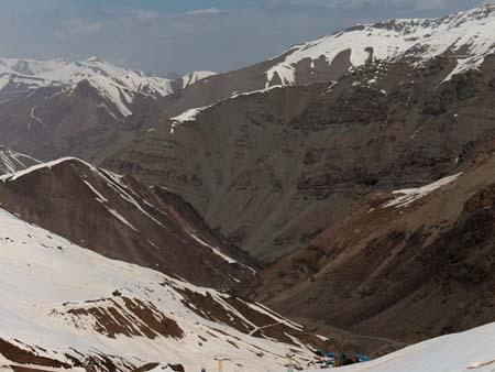 Alborz Mountains at Dizin ski resort