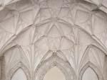 The white unrestored stalactite arch at Boroujerdi Historic House