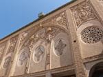 The intricate wall art at Boroujerdi Historic House