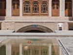 Main courtyard at Tabatabaei Historic House