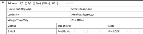 How To Download and Fill Aadhaar Card Correction Form