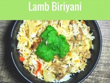 Recipe: lamb biriyani (Christmas leftovers)