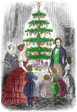 Image result for victorian era christmas trees