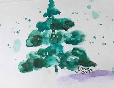 Christmas 2017 and Water Colored Cards