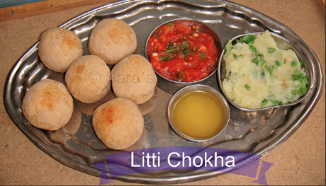 Litti Choka - Famous Traditional Bihari snack