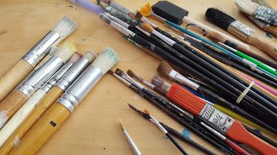 My 31 Art Studio Essentials - Brushes