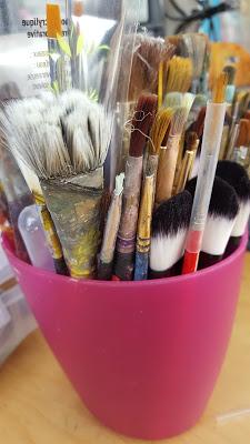 My 31 Art Studio Essentials - Brushes