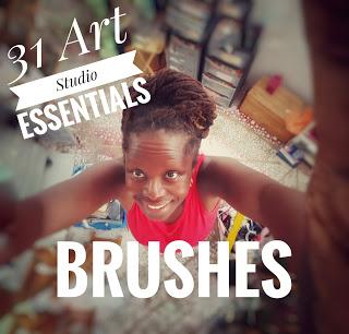 My 31 Art Studio Essentials - Brushes