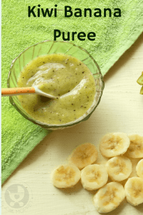 Kiwi Banana Puree for Babies