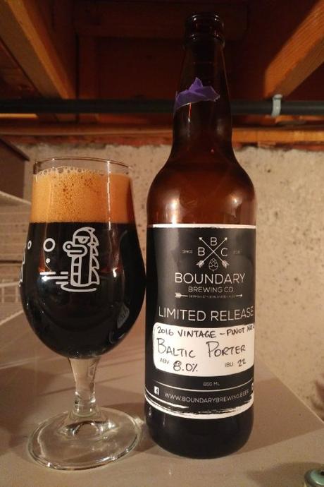 Pinot Noir Barrel Baltic Porter 2016 – Boundary Brewing