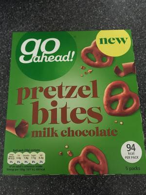 Today's Review: Go Ahead! Milk Chocolate Pretzel Bites