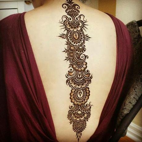 Trendy Mehendi Designs shoulder and back Trendy Mehendi Designs shoulder and back