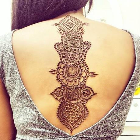 Trendy Mehendi Designs shoulder and back Trendy Mehendi Designs shoulder and back