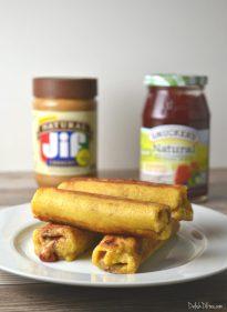 Peanut Butter & Jelly French Toast Roll Ups