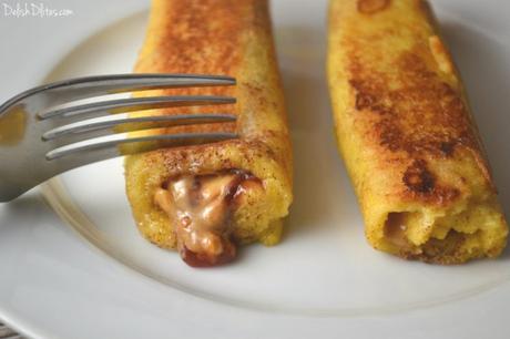 Peanut Butter & Jelly French Toast Roll Ups