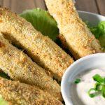 Air Fried Pickles with Horseradish Sauce