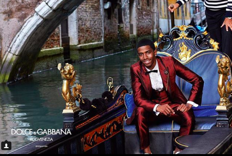 Diddy’s Son Christian Combs Modeling For  Dolce & Gabbana Spring Campaign