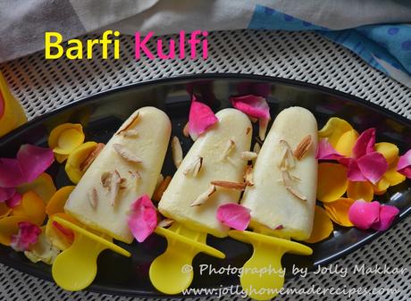 Barfi Kulfi Recipe, How to make Leftover Barfi Ice Cream | How To Use Leftover Mithai